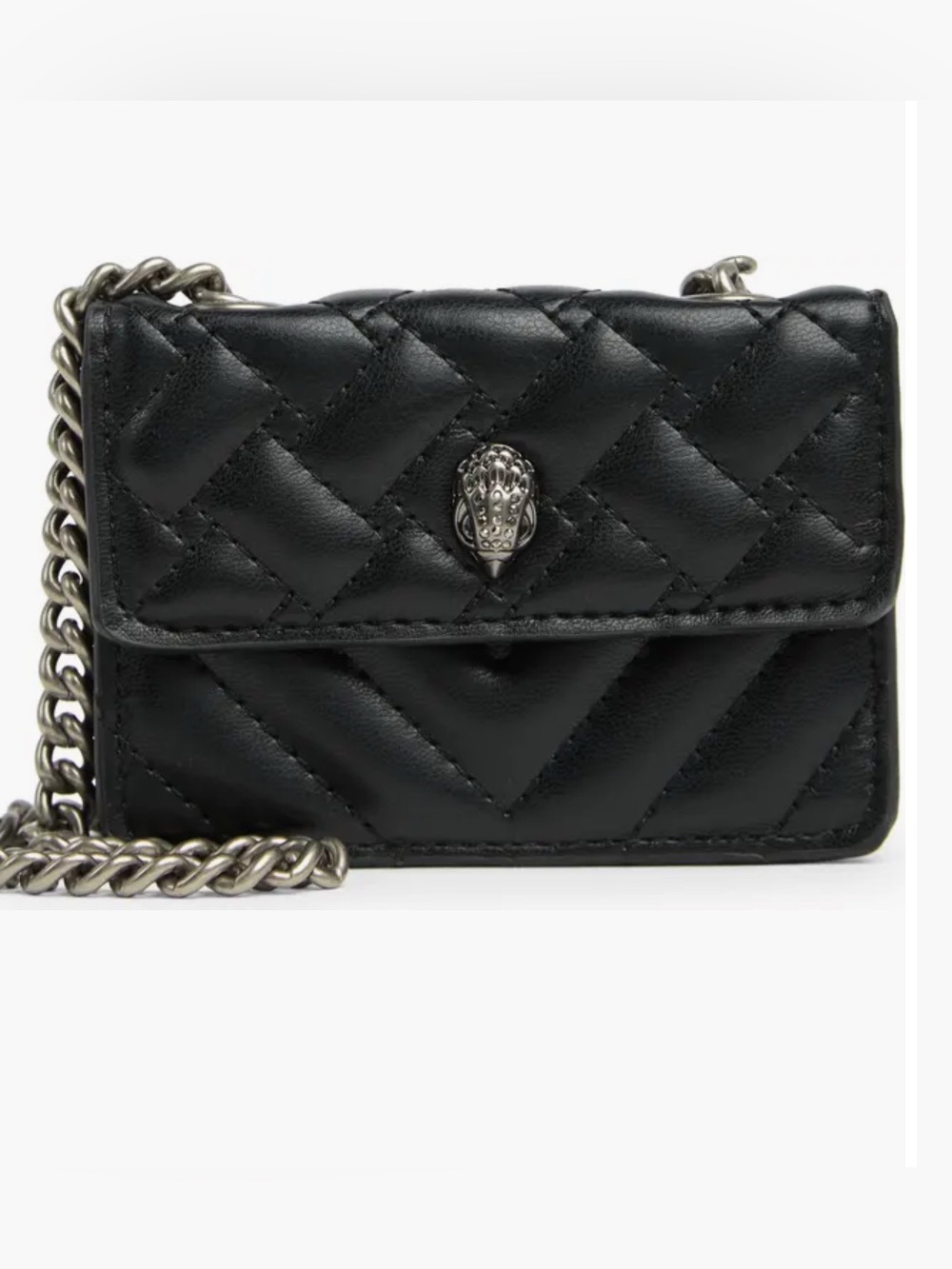 New Micro Kensington Faux Leather Crossbody Bag Kurt Geiger